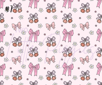 Printed Vinyl - Coquette Pumpkin