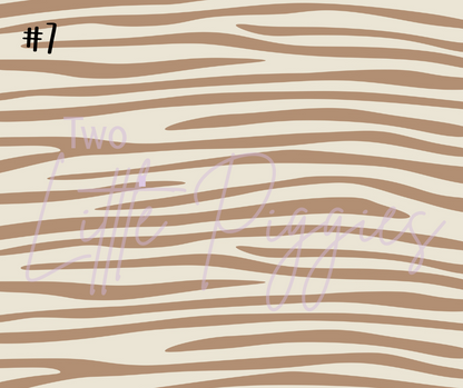 Printed Vinyl - Neutral Safari Collection