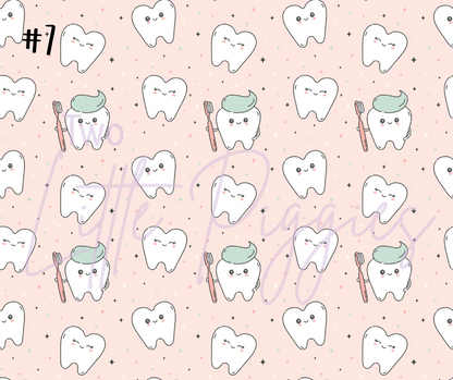 Printed Vinyl - Happy Teeth Collection