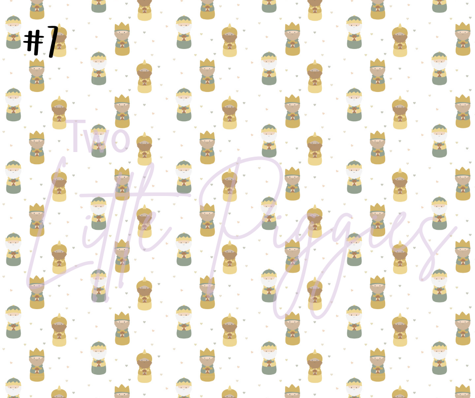 Printed Vinyl - Nativity - Muted Tones