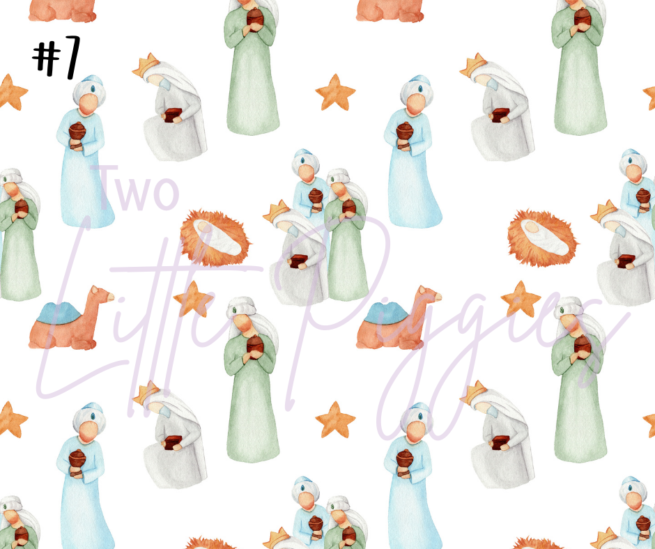 Printed Vinyl - Nativity