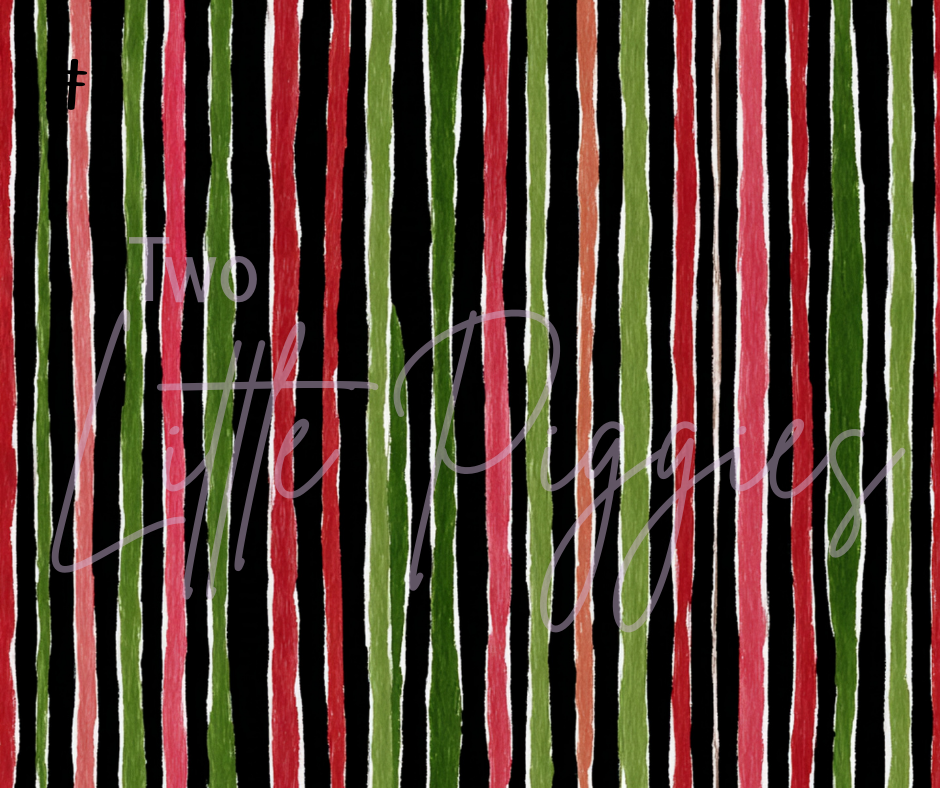 Printed Vinyl - Hand Drawn Christmas