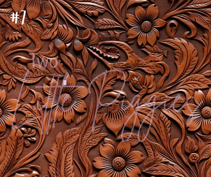 Printed Vinyl - Embossed Leather Collection