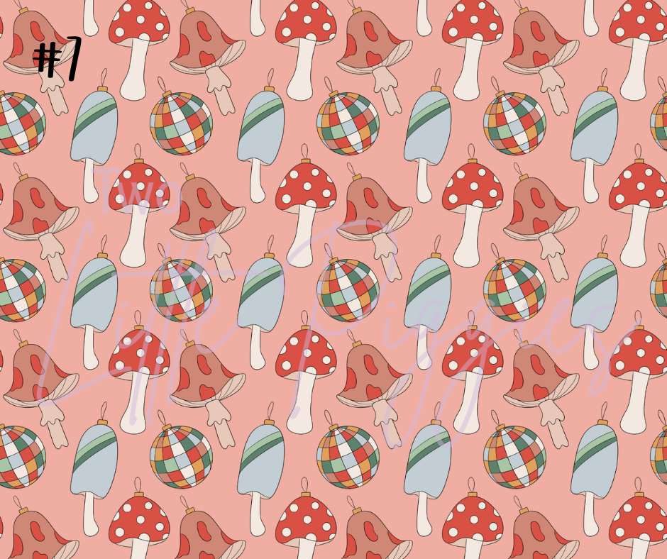 Printed Vinyl - Groovy Xmas