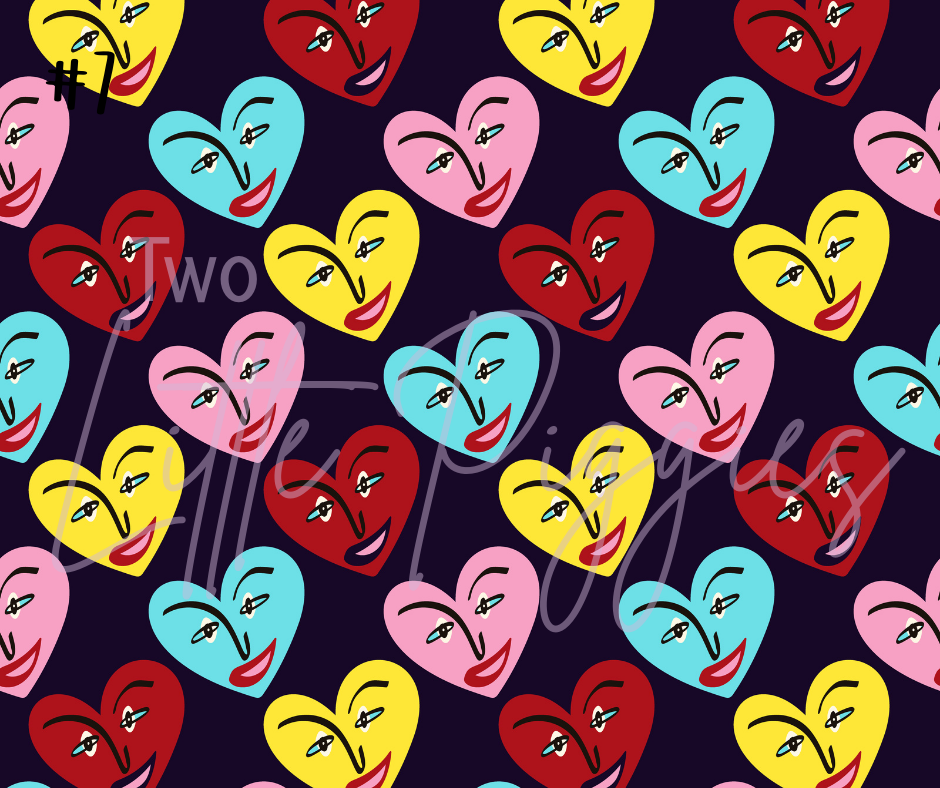 Printed Vinyl - Valentine - Modern