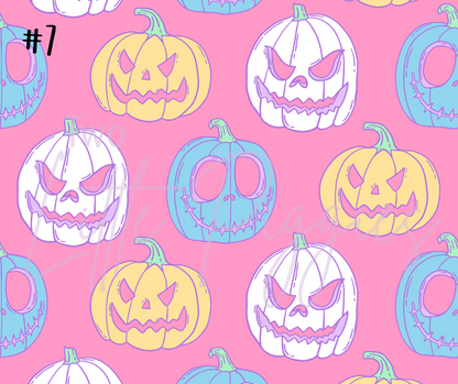 Printed Vinyl - Halloween Pastel Collection