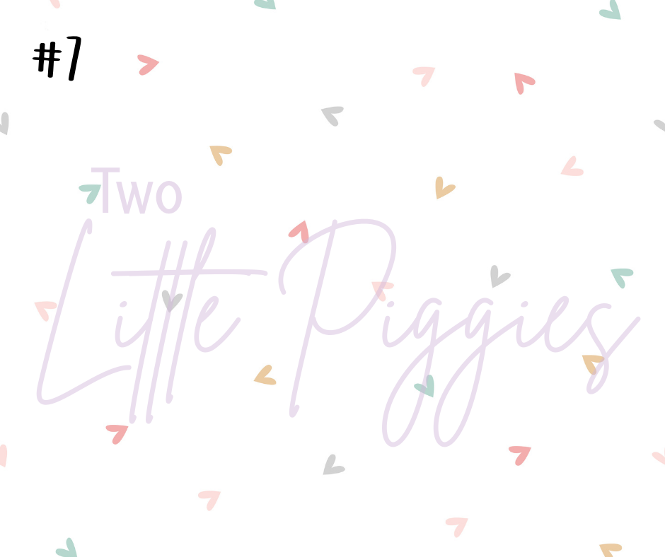 Printed Vinyl - Pastel Rainbow