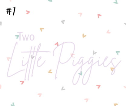 Printed Vinyl - Pastel Rainbow