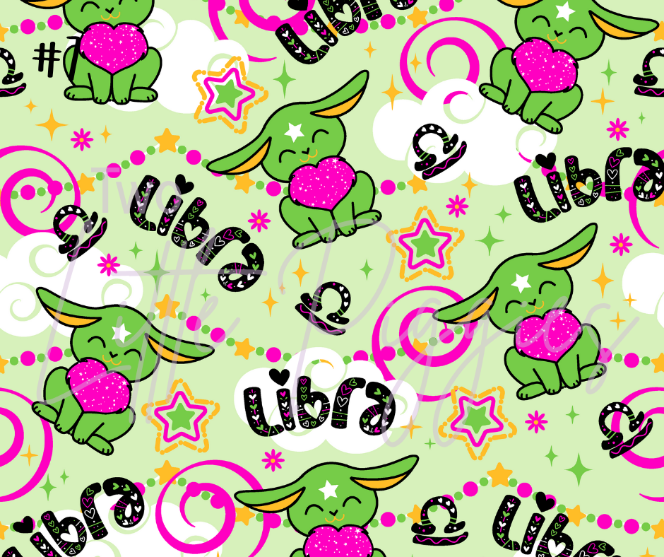 Printed Vinyl - Cutesy Zodiac