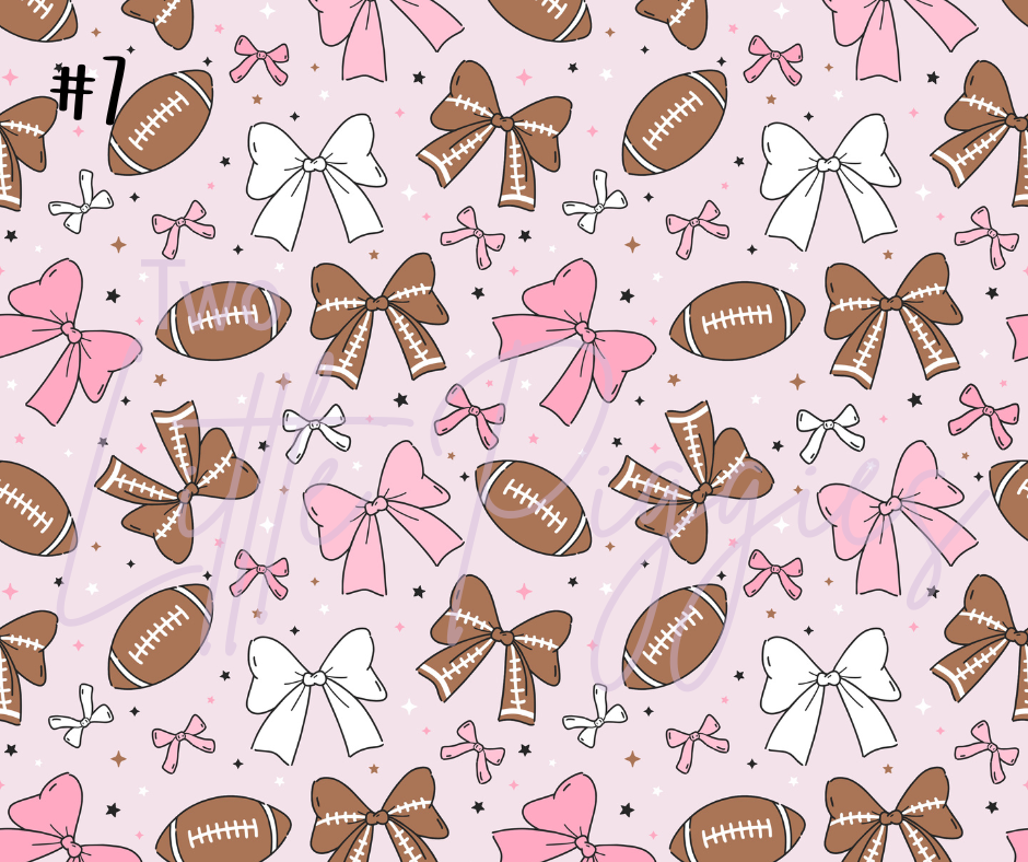 Printed Vinyl - Football Coquette