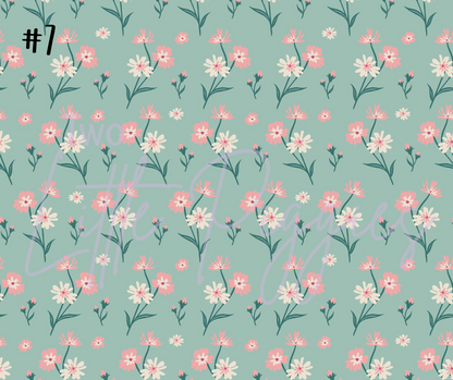 Printed Vinyl - Eclectic Floral