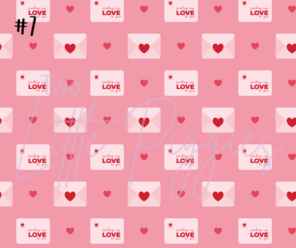 Printed Vinyl - Valentine - Love Letters