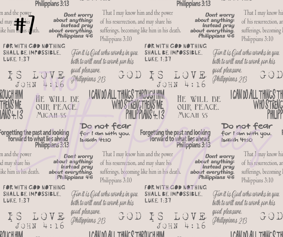 Printed Vinyl - Colorful Crosses