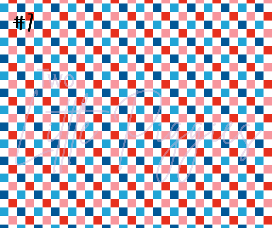 Printed Vinyl - Red, White and Blue Collection