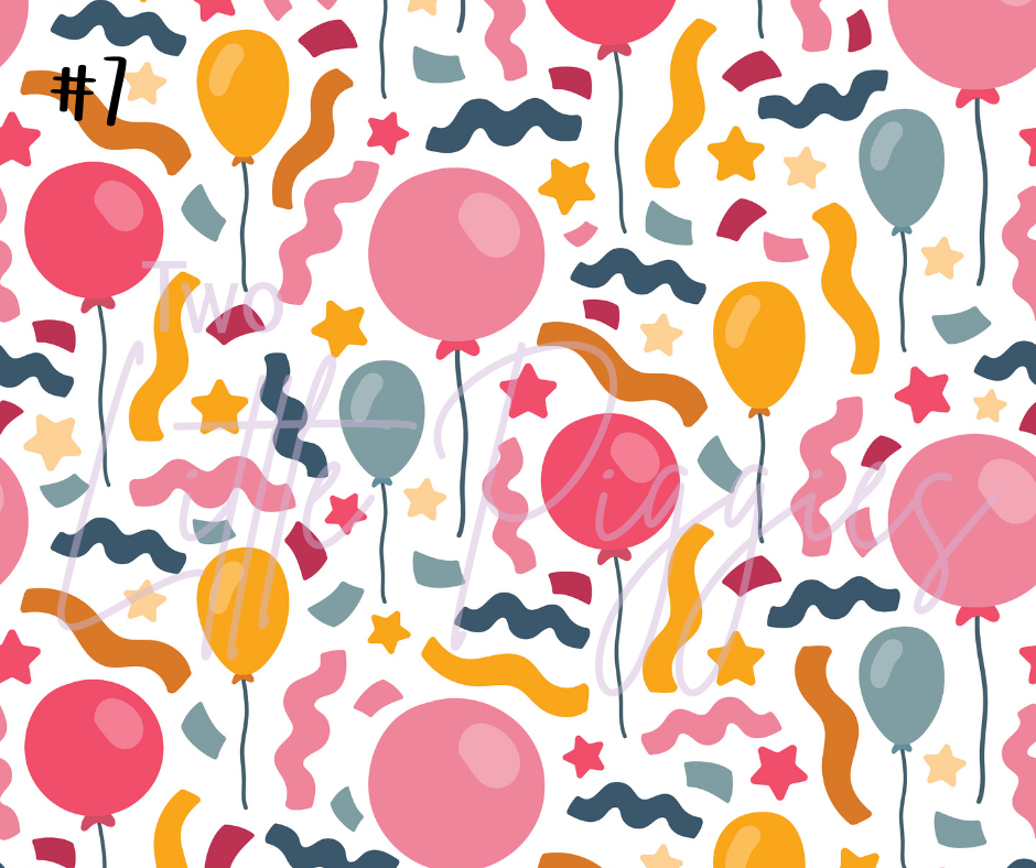 Printed Vinyl - New Year's Celebration