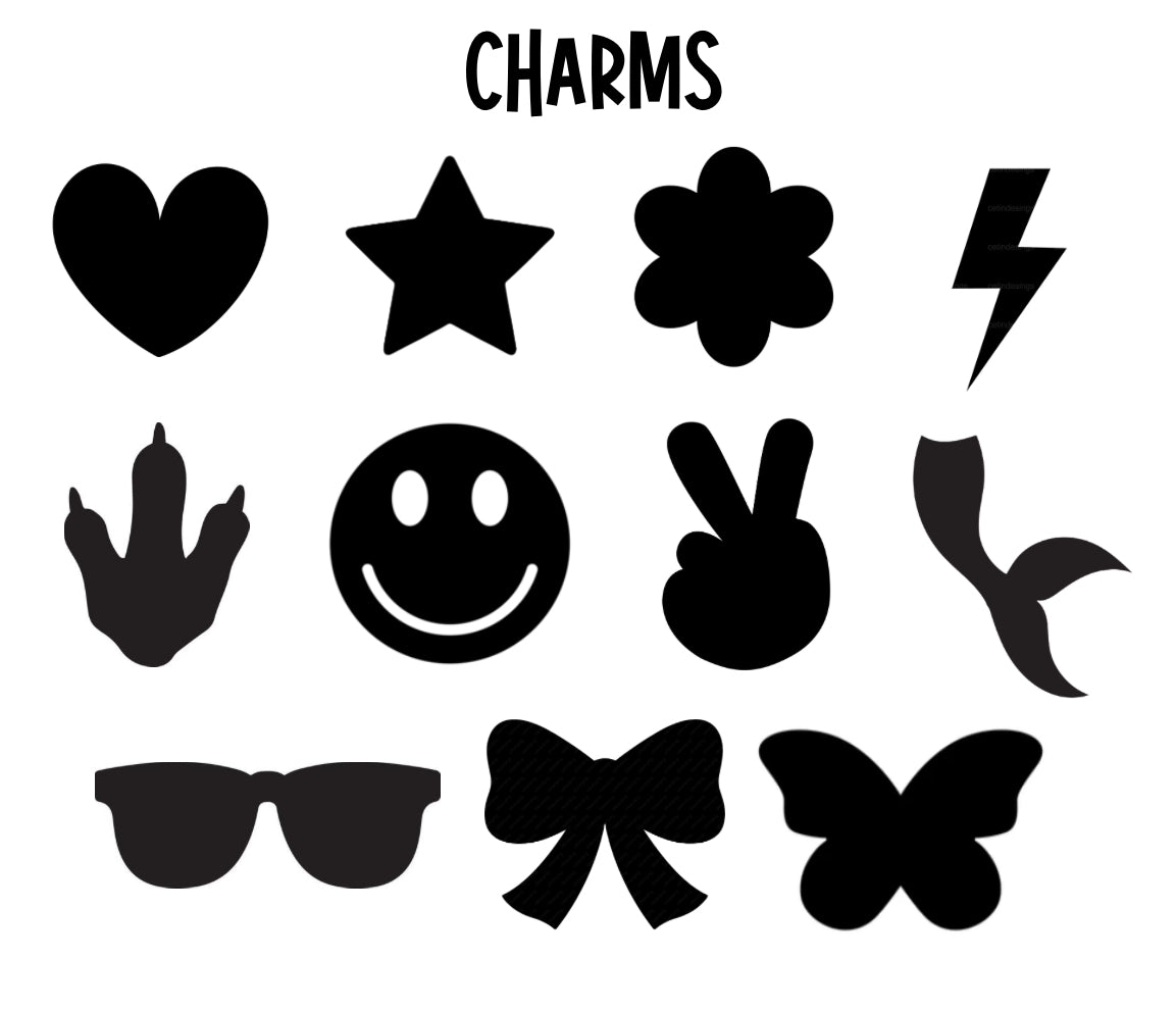 Shoe Name Tags and Charms