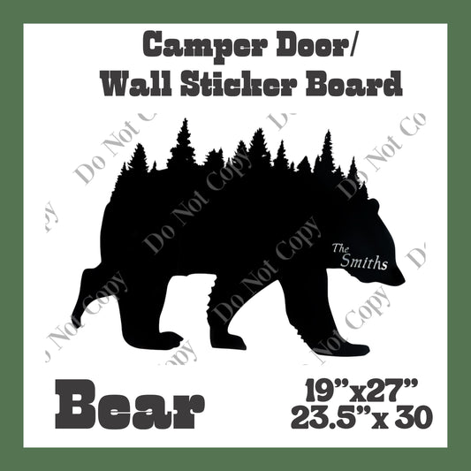 Camper Adventure Sticker Board