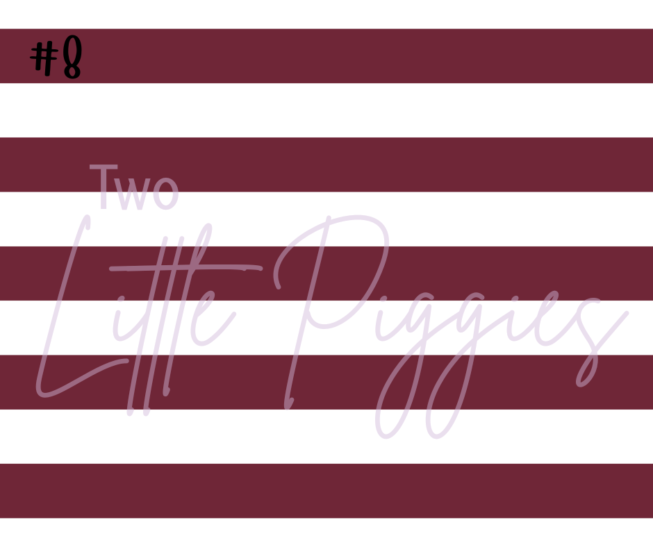 Printed Vinyl - Cheer - Burgundy, White and Black