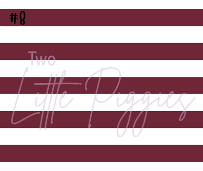 Printed Vinyl - Cheer - Burgundy, White and Black