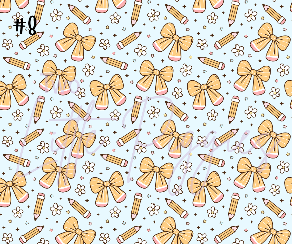 Printed Vinyl - Back to School