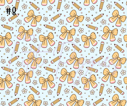 Printed Vinyl - Back to School