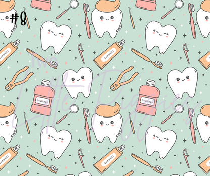 Printed Vinyl - Happy Teeth Collection