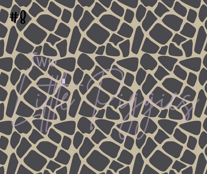 Printed Vinyl - Neutral Safari Collection