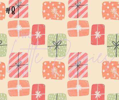 Printed Vinyl - Rosy Christmas
