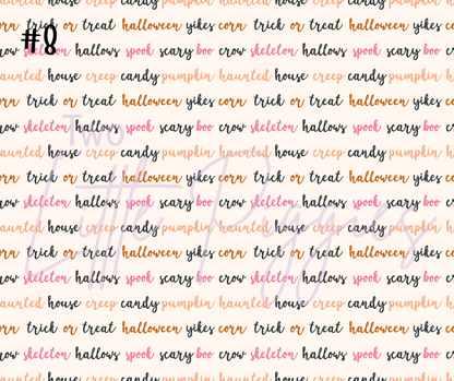 Printed Vinyl - Halloween - Funny Bones
