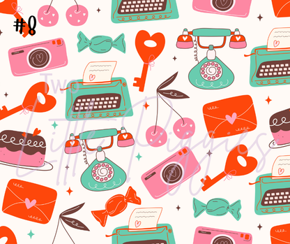 Printed Vinyl - Boho Valentine