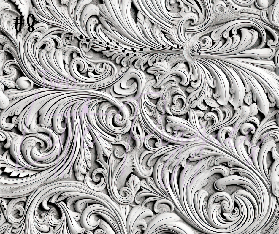 Printed Vinyl - Embossed Leather Collection