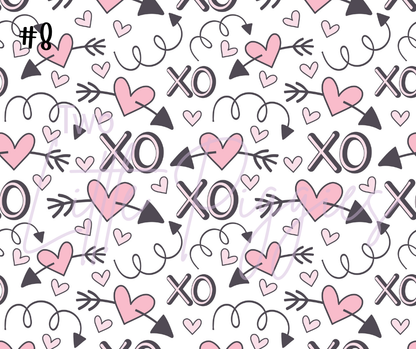 Printed Vinyl - Valentine Hearts