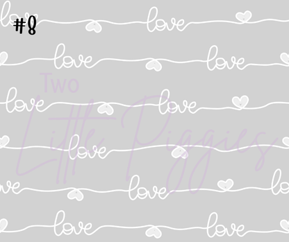 Printed Vinyl - Pastel Rainbow