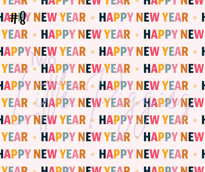 Printed Vinyl - New Year's Celebration