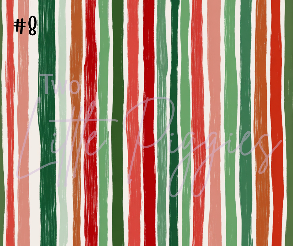 Printed Vinyl - Hand Drawn Christmas