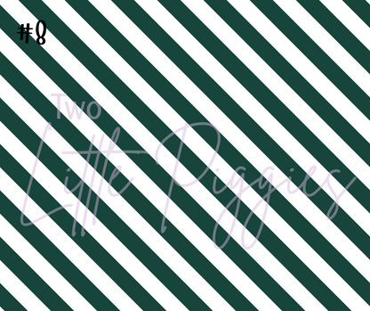 Printed Vinyl - Football - Green and White