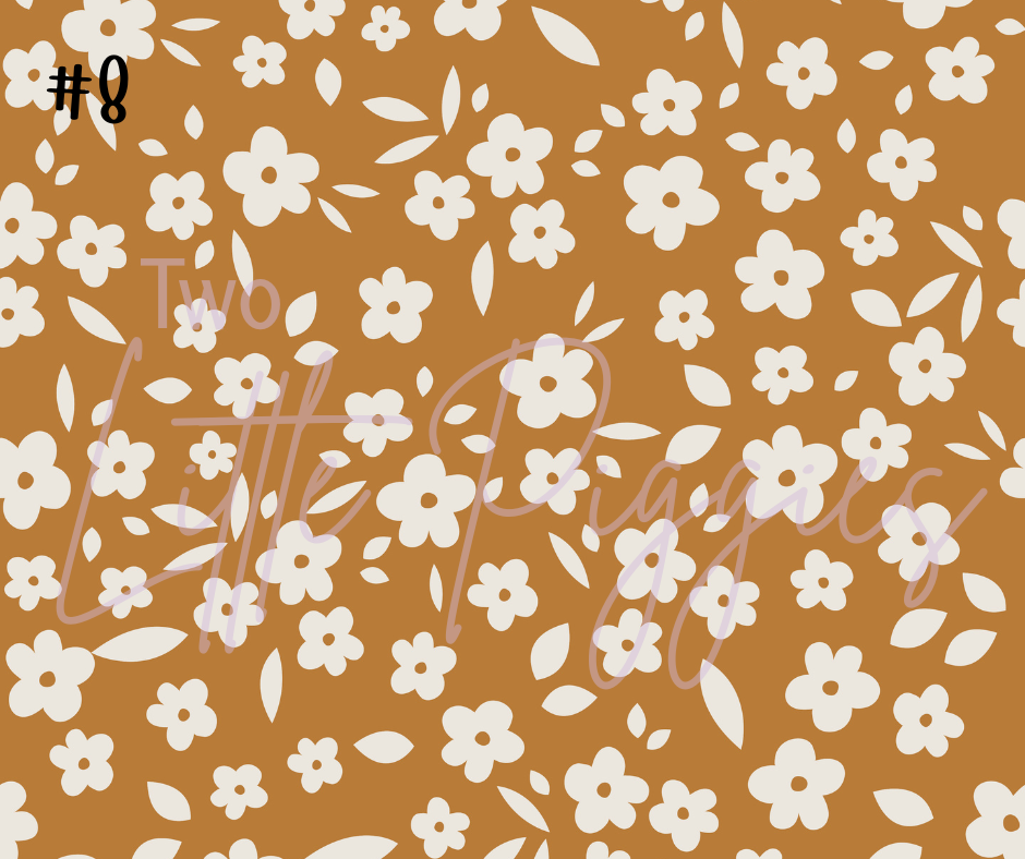 Printed Vinyl - Fall Floral