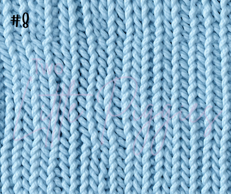 Printed Vinyl - Pastel Knit