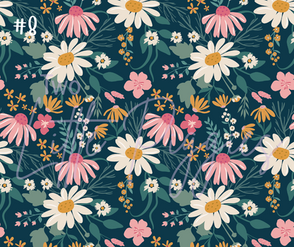 Printed Vinyl - Eclectic Floral