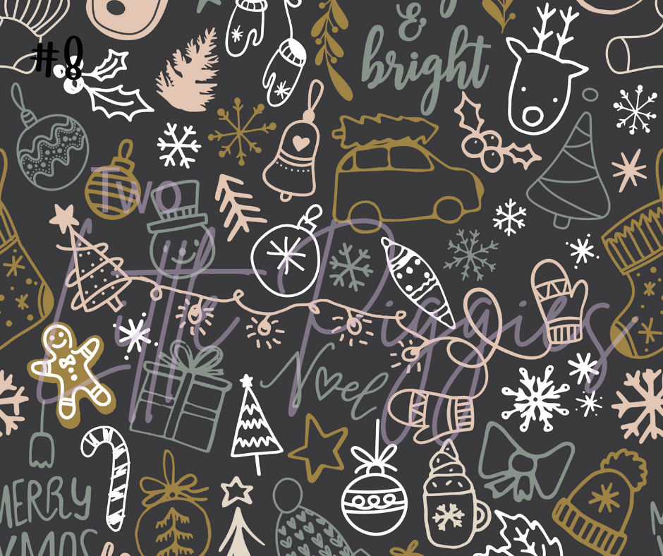 Printed Vinyl - Merry Little Christmas