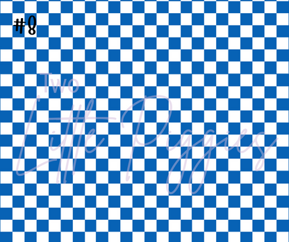 Printed Vinyl - Checkers - Regular