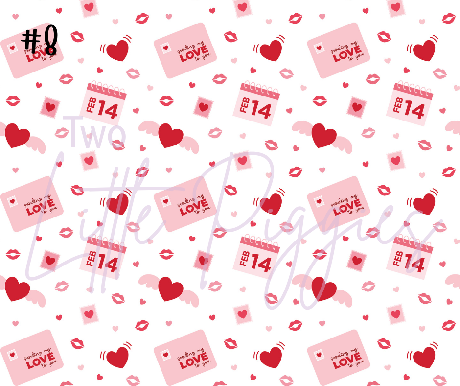 Printed Vinyl - Valentine - Love Letters