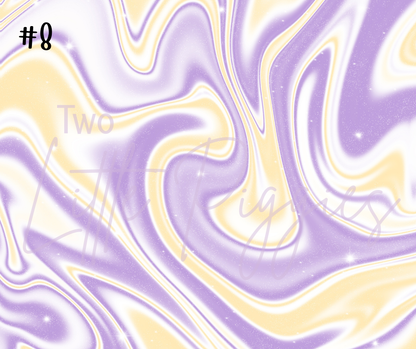 Printed Vinyl - Pastel Ink Spill