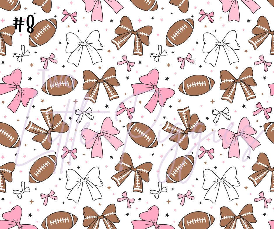 Printed Vinyl - Football Coquette