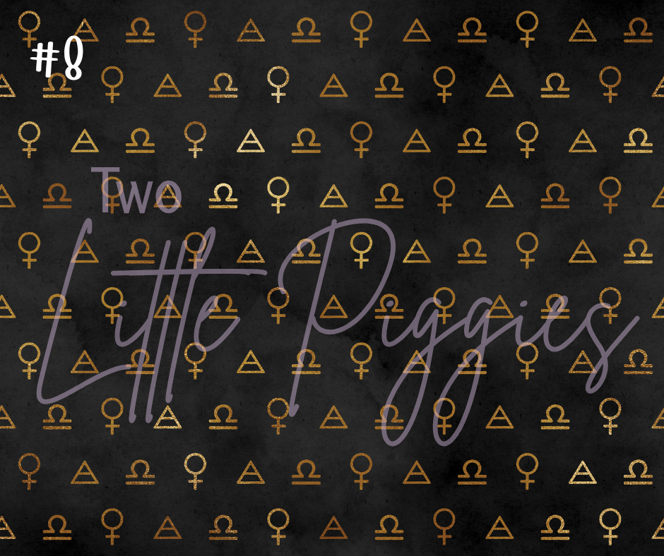 Printed Vinyl - Libra - Black and Gold