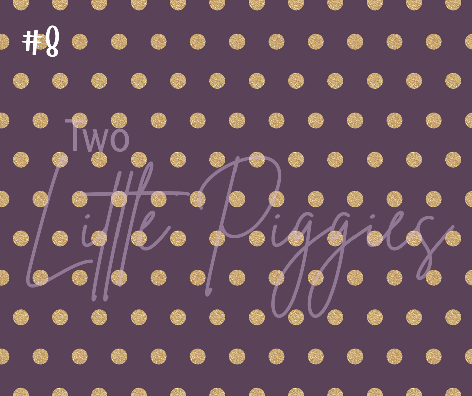 Printed Vinyl - New Year  - Purple