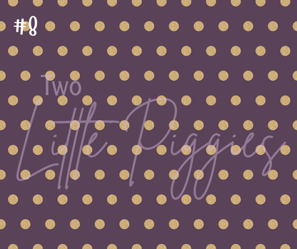 Printed Vinyl - New Year  - Purple