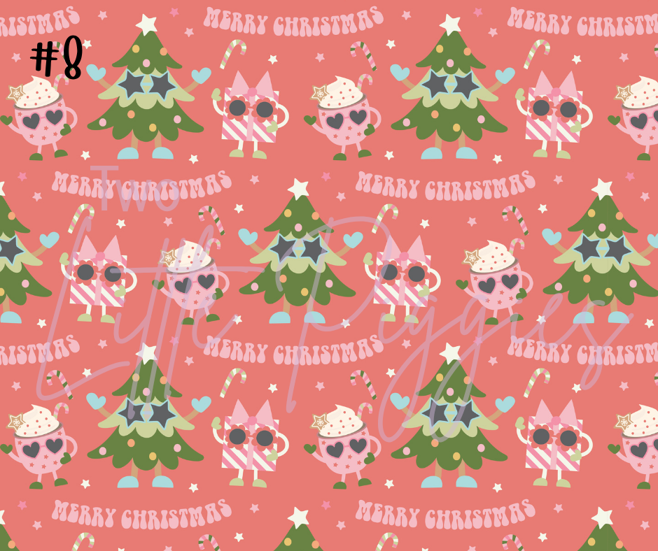 Printed Vinyl - Groovy Holiday