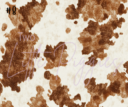 Printed Vinyl - Cowhide Collection