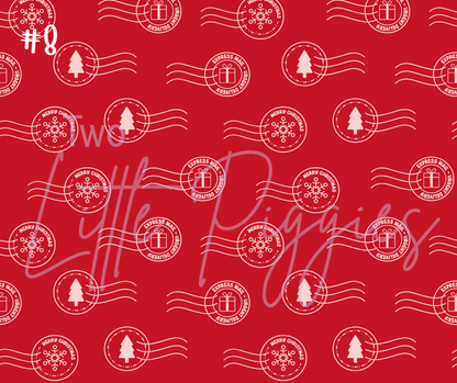 Printed Vinyl - Letters to Santa - Pink